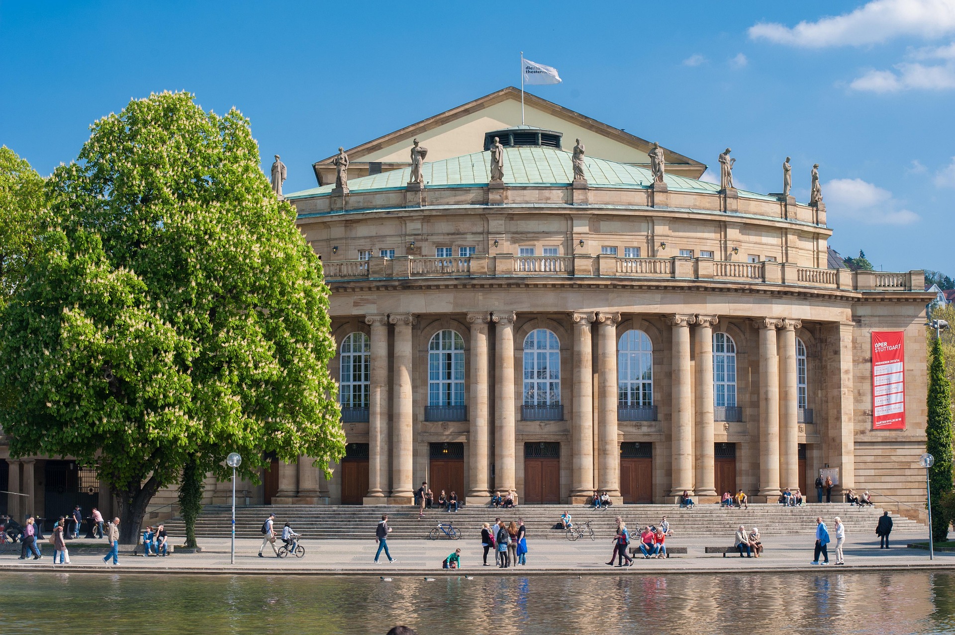 Stuttgart is centrally located in Baden-Württemberg.