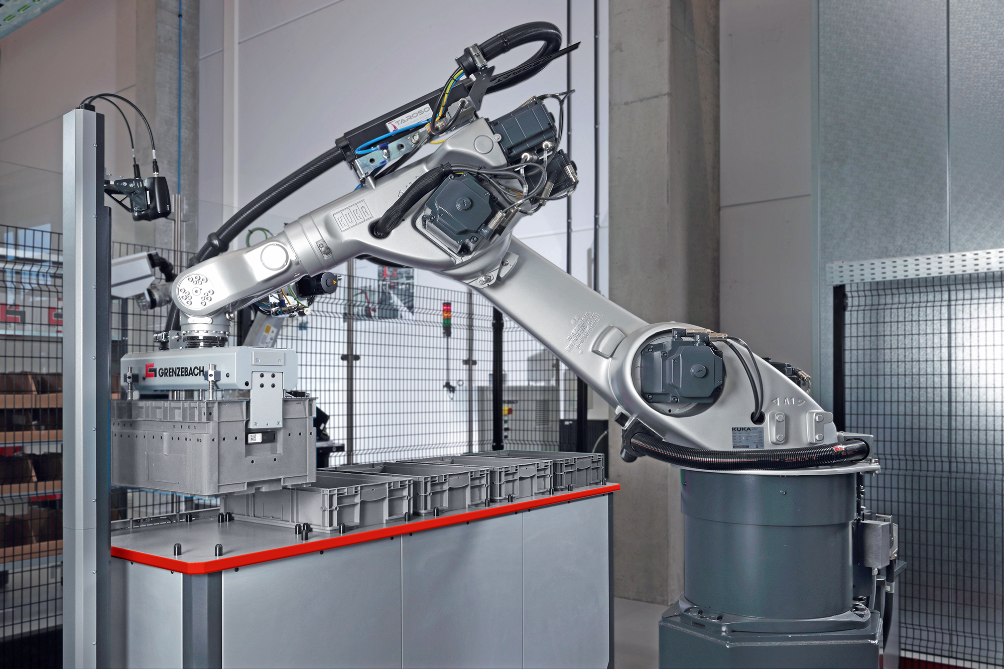 Robots with inos vision technology can depalletize any pallets